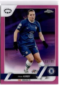 Fran Kirby 2022-23 Topps Chrome Women's Pink Refractor #59 Chelsea #133/199 - Picture 1 of 2