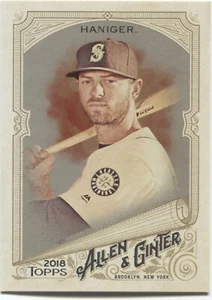 MITCH HANIGER SP 2018 Allen & Ginter Silver Glossy Hot Box - Mariners - #317 - Imagen 1 de 1