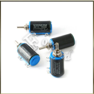 VARIABLE RESISTOR ADJUSTABLE RESISTANCE LINEAR TAPER POTENTIOMETER WITH NUTS - Image 1 of 3