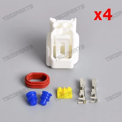 4 Set Pencil Coil Connectors for Suzuki GSXR600 GSXR750 GSXR1000 GSXR1100 & more — 第 1/4 张图片
