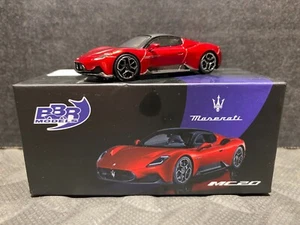 1/64 BBR MODELS MASERATI MC20 ROSSO VINCENTE RED - Picture 1 of 6