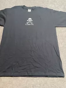 VTG 2003 Pirates for Hire skull bones ST. Thomas USVI Tshirt Cotton SZ L - Picture 1 of 8