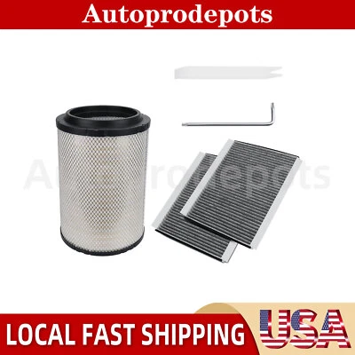 Комплект воздушных фильтров для салона и двигателя для Volvo VNL заменяет AF26405 AF26163M 20435801 - Изображение 1 из 4