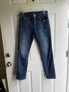 Gap Denim Jeans Boys Stretch Skinny Jeans Size 16 Adjustable Waist Excellent - Picture 1 of 6
