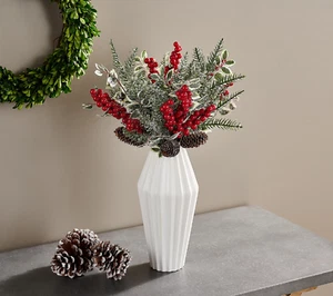 Set of 4 Berry, Holly and Pine Picks by Valerie Parr Hill H467622 - Picture 1 of 2