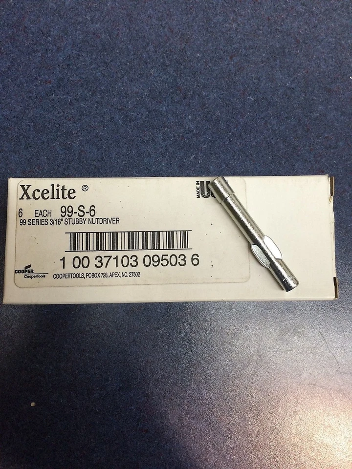 STUBBY NUTDRIVER 3/16" 99 SERIES 2 PCS XCELITE 99-S-6 ( LL1551) - Image 1 of 1