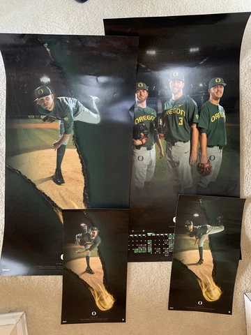 (4) 2016 Cole Irvin David Peterson Matt Krook Oregon Ducks Baseball Poster MLB Cover