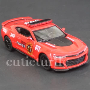 Kinsmart 2017 Chevy Camaro ZL1 1:38 coche de juguete diecast KT5399DPR vehículo de bomberos rojo - Imagen 1 de 3