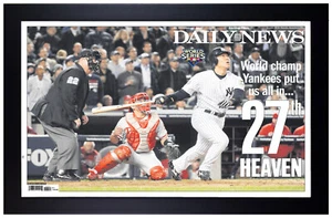 2009 World Series Champs New York Yankees Newspaper Reprint Framed! 11/5 a - Picture 1 of 1