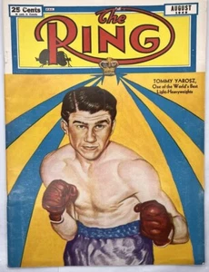 August 1949 The Ring Boxing Magazine Wrestling Tommy Yarosz Jake Lamotta - Picture 1 of 4