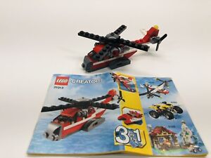 Lego Creator 3-n-1: Red Thunder 31013 Complete With Instructions 