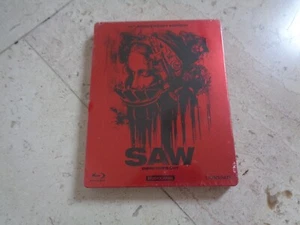 SAW - THE ORIGINAL Directors cut BluRay SteelBook Poster 5 postcards Cary Elwes - Picture 1 of 18
