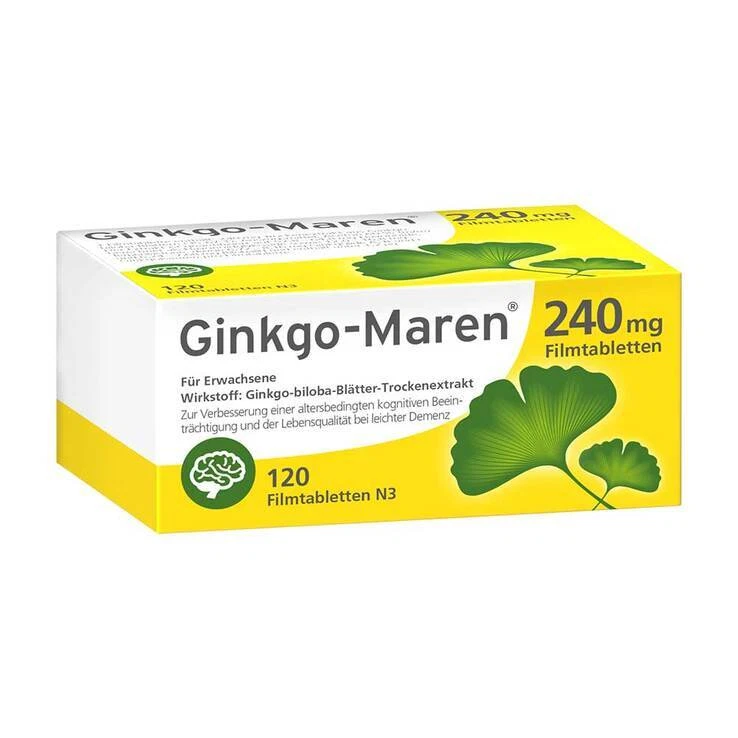 Ginkgo-Maren 240 mg Filmtabletten · 120 St · PZN 12580497 1747018