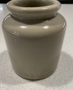 Vintage French Lab Lagny Mustard Stoneware Pot/Storage Jar. Collectable. - Picture 1 of 5