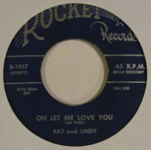 (45) (Hear) Ray & Lindy - "Oh Let Me Love You / Misery" - Country Bopper (1957) - Picture 1 of 2