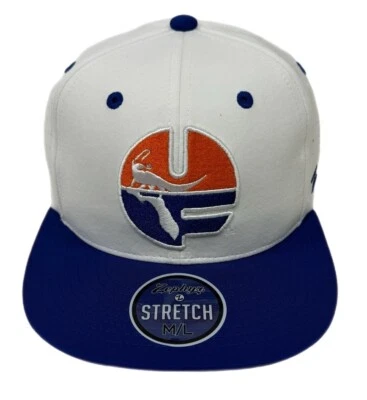 Zephyr NCAA Florida Gators RARE "Gametime" Flat Bill Stretch Fit Hat BRAND NWT - Image 1 of 4