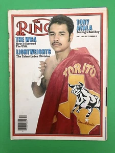 The Ring Magazine December 1982 Tony Ayala Cover - Picture 1 of 2
