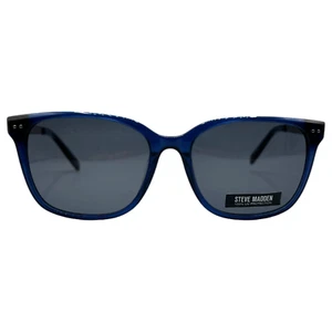 STEVE MADDEN - PERCY 56/17/145 MARINEBLAU MITTERNACHT - BLAU NEU authentische HERREN SONNENBRILLE - Bild 1 von 2