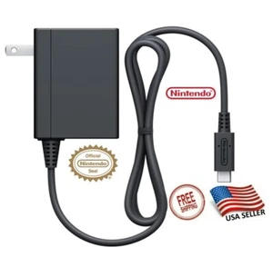 Genuine Authentic Nintendo Switch Charger AC Power Adapter HAC-002 (USZ)ORIGINAL - Picture 1 of 4