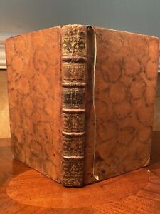 1765 WORKS OF PIERRE CORNEILLE GREAT FRENCH PLAYWRIGHT Old Antique Leather Book