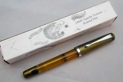 PLUMA ESTILOGRÁFICA NOODLERS SOUTHWEST (APACHE) TORTOISE KONRAD PISTON FLEX NUEVA EN CAJA Foto 1 de 3