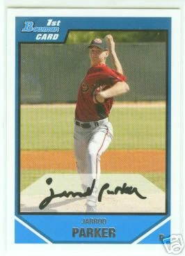 Tarjeta Jarrod Parker Oakland A's 2007 1st Bowman Foto 1 de 1