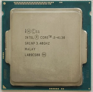Intel i3 SR1NP i3-4130 3.40GHz 3M 5.00GT/s Socket 1150 Dual Core Processor CPU - Picture 1 of 2