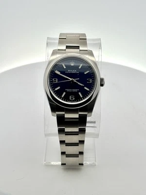 Rolex Oyster Perpetual 36 mm Blue Dial Watch 116000 W/ Box and papers. - Image 1 of 4