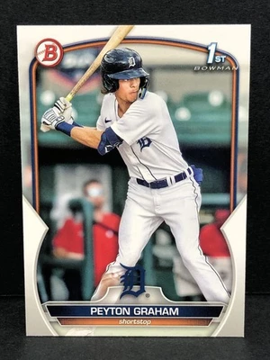 Peyton Graham 2023 Bowman Baseball #BP-57 Detroit Tigers - 1st Bowman Prospects - Image 1 of 2