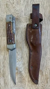 INOX Convertible 4” to 7.5” Fixed Blade Knife with Sheath - Picture 1 of 8