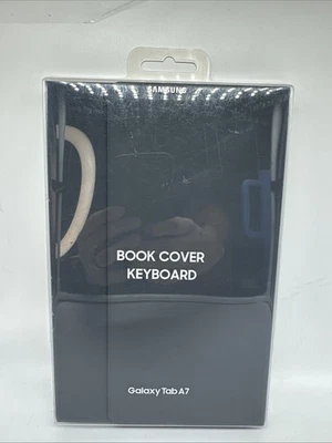 Samsung Galaxy Tab A7 Book Cover Keyboard, Gray EF-DT500UJEGUJ - Image 1 of 3