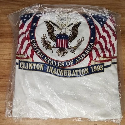 Camiseta De Colección Bill Clinton 1993 Inauguración Presidencial (Nunca Abierta) Foto 1 de 4