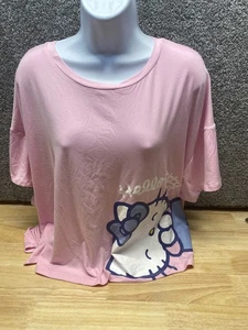 Hello Kitty By Sanrio Womens Pajama Top 2X (18W-20W) Pink Soft 2025 - Picture 1 of 12