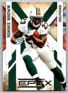 2010 Panini Epix Ronnie Brown Miami Dolphins #53 - Picture 1 of 2
