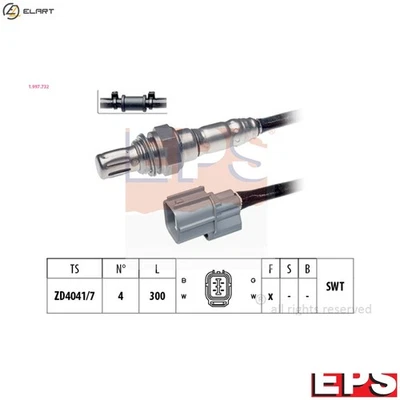 LAMBDA SENSOR 1.997.732 FORLAMBDA SENSOR 1.997.732 FOR HONDA  36531-PNB-004  365 - Image 1 of 4