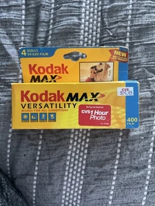 Kodak Max Versatility 400 Film Disposable Camera 24 Exposures - Picture 1 of 4