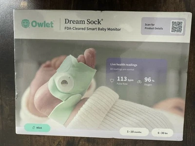 ¡Monitor de bebé Owlet 85337790 SELLADO! MENTA Foto 1 de 3