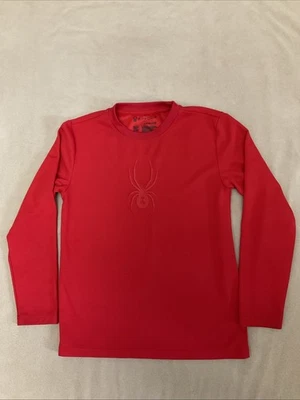 Spyder Red Shirt Large Boys 14/16 Long Sleeve - Image 1 of 4
