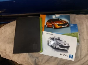 06-12 PEUGEOT 207 CC OWNERS HANDBOOK MANUALS PACK AND WALLET - Picture 1 of 3