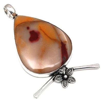 Colar cavalo selvagem jaspe pedra preciosa presente para suas joias 2,25" - Imagem 1 de 4