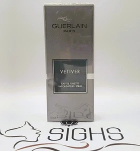 Guerlain Vetiver EDT Spray for men 100 ml - 3.3 fl.oz New Sealed Rare Vintage - Foto 1 di 2