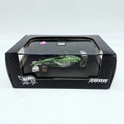 Hot Wheels 2000 Racing Jaguar R1 Eddie Irvine 1:43 Green New in Box  - Image 1 of 4