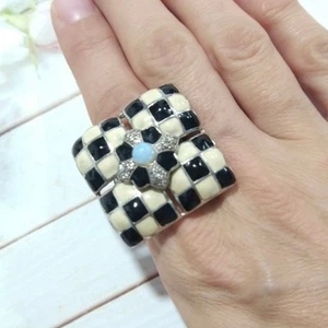 Antiguo Anillo Masónico Corte Redondo Ópalo Plata de Ley 8 Cruz Maltesa Diana Ajedrez - Imagen 1 de 24