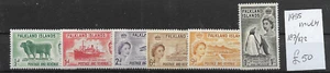 FALKLAND ISLANDS @ 1955 DEFINITIVES SG 187/191 MVLH  NICE PRICED @ GB1970 - Picture 1 of 1