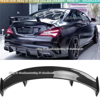 Spoiler traseiro de carbono asa do porta-malas para Mercedes Benz W117 CLA200 CLA45 2013-2019 - Imagem 1 de 4