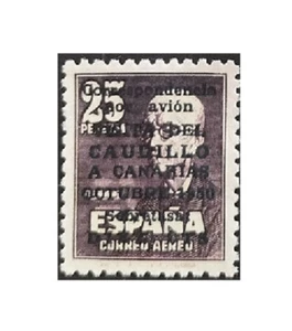 Edifil 1083 SIN FIJASELLOS nuevo Franco Viaje a Canarias España 1950 - Imagen 1 de 2