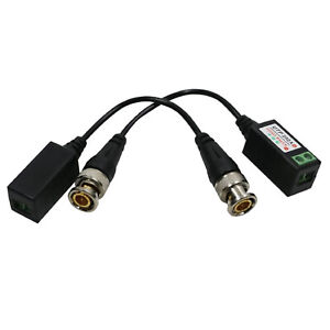 UTP 202A Passive Transceiver Video Balun Connector UTP BNC Cat5 For CCTV Camera