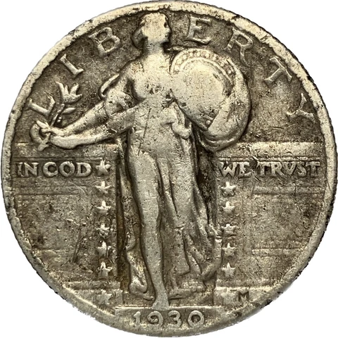1930 Standing Liberty Quarter Sharp Details Last Year Cover