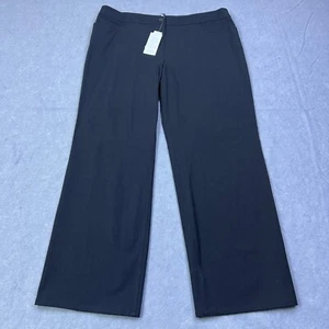Eileen Fisher Pants Women's XL Black 5 Pocket Straight Jean Stretch Cotton Twill - Picture 1 of 16