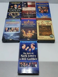 Lot of 7 Various VHS Tapes Gaither Gospel Series Mark Lowry Bill Gaither - Picture 1 of 12